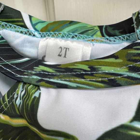NWOT PatPat 2T Girls Tropical Hi Rise Bikini Swimsuit Bottom - Picture 3 of 5